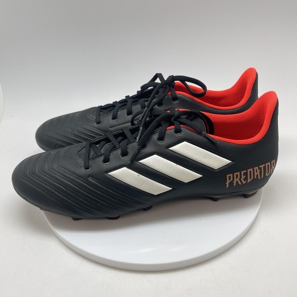 Adidas Predator 18.4 FXG Soccer Cleats Shoes Mens 13 Black Athletic CP9265 - Picture 3 of 10